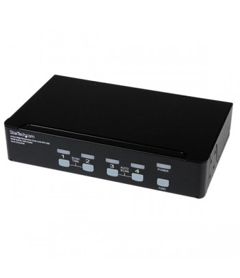 StarTech.com 4 Port High Resolution USB DVI Dual Link KVM Switch with Audio