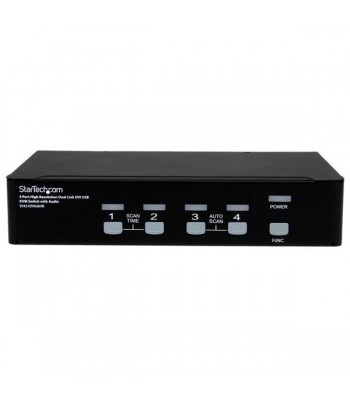 StarTech.com 4-poort Hoge-Resolutie USB DVI Dual-Link KVM-switch met Audio