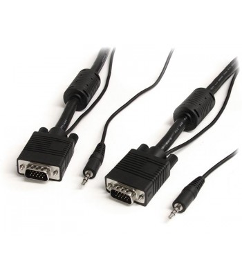 StarTech.com 15m Coax High Resolution Monitor VGA Video Cable with Audio HD15 M/M