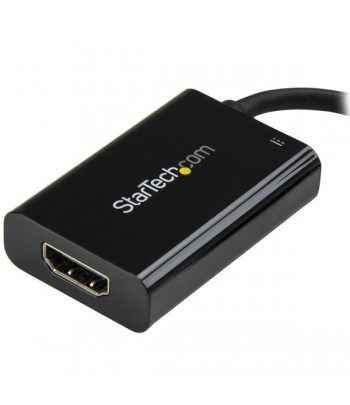 StarTech.com Adaptateur vidéo USB-C vers HDMI avec USB Power Delivery - M/F - 4K 60 Hz