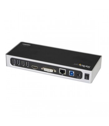StarTech.com Station d'accueil USB 3.0 double affichage pour PC portable - HDMI et DVI / VGA