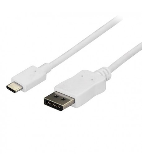 StarTech.com 1 m USB-C naar DisplayPort kabel 4K 60Hz wit