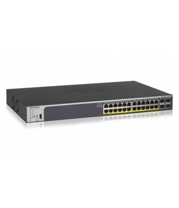 Netgear GS728TP Managed L2/L3/L4 Gigabit Ethernet (10/100/1000) Power over Ethernet (PoE) 1U Zwart
