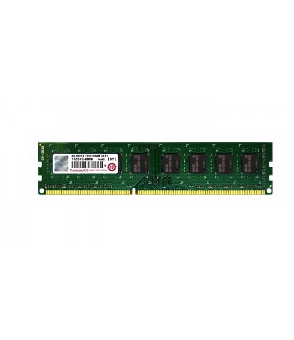 Transcend 8GB DDR3 1600MHz ECC-DIMM 11-11-11 2Rx8 8GB DDR3 1600MHz ECC memory module