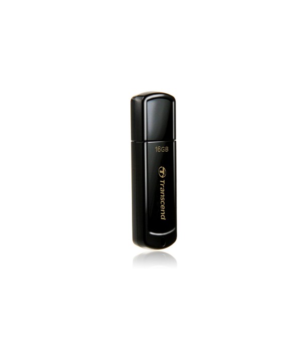 Transcend JetFlash 350 16GB USB 2.0 USB Type-A connector Black USB flash drive