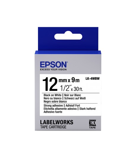 Epson LK-4WBW labelprinter-tape