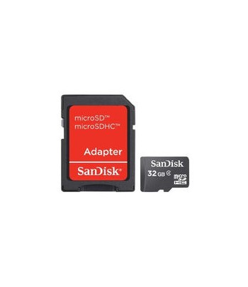 Sandisk MICROSD, 32GB CARD+SD ADAPTER
